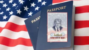 মার্কিন পাসপোর্টে নিজের ছবি বসাচ্ছেন ট্রাম্প