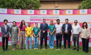 নারী ফুটবল দলের ট্রেনিং অ্যান্ড গ্রোথ পার্টনার হলো গ্লো অ্যান্ড লাভলী